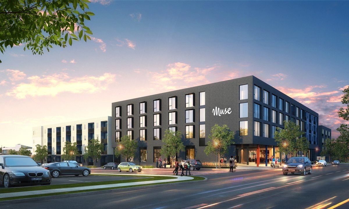 Downtown Omaha Apartments Muse Student Housing
